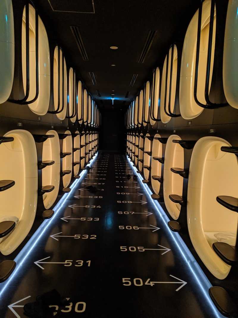 Capsule hotels