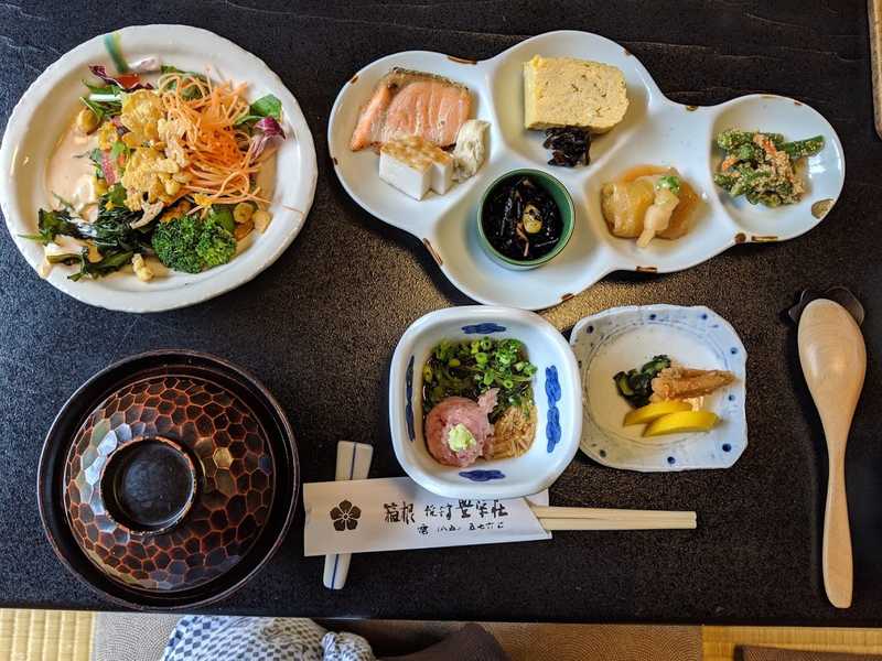 Meal at Hakone Ryokan